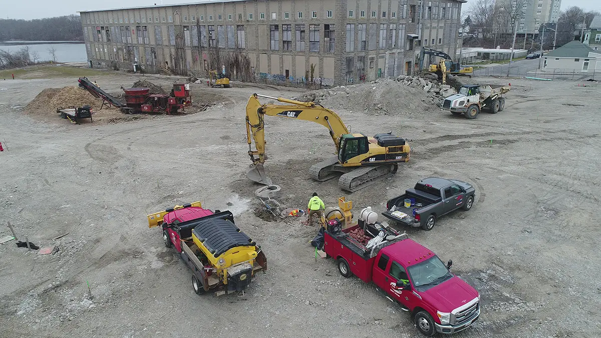 Cook Pond Estates project progress view 3